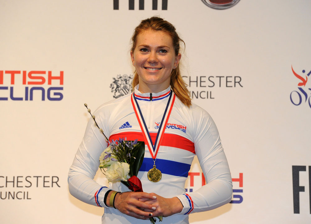 Jess Varnish, British track championships 2013 Jess Varnish, British track championships 2013