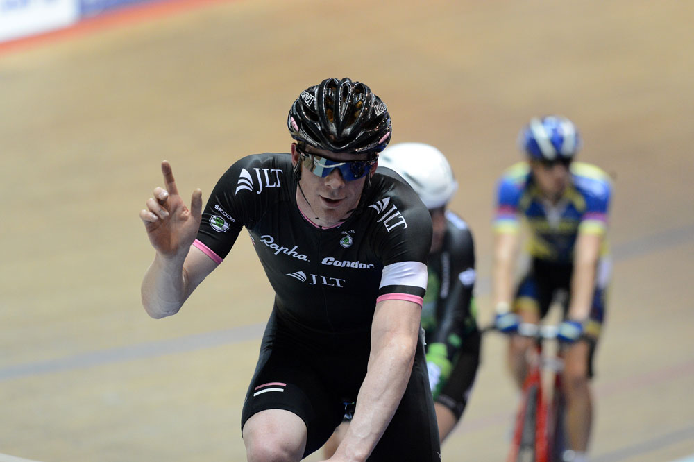 Ed Clancy, British national track championships 2013 Ed Clancy, British national track championships 2013
