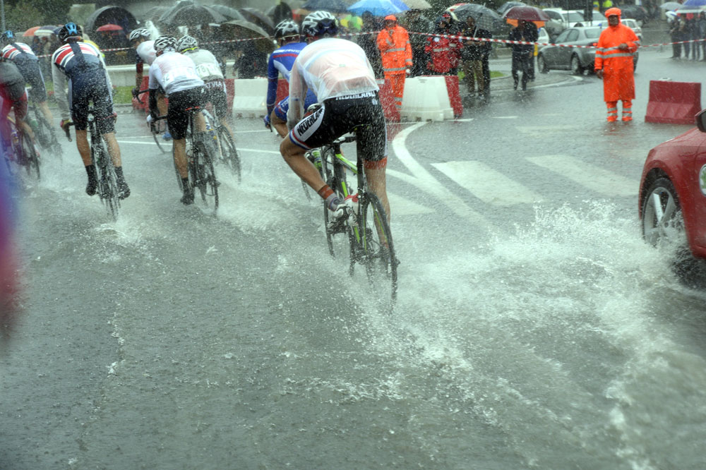 Rain, elite men's road race, Road World Championships 2013 Rain, elite men's road race, Road World Championships 2013