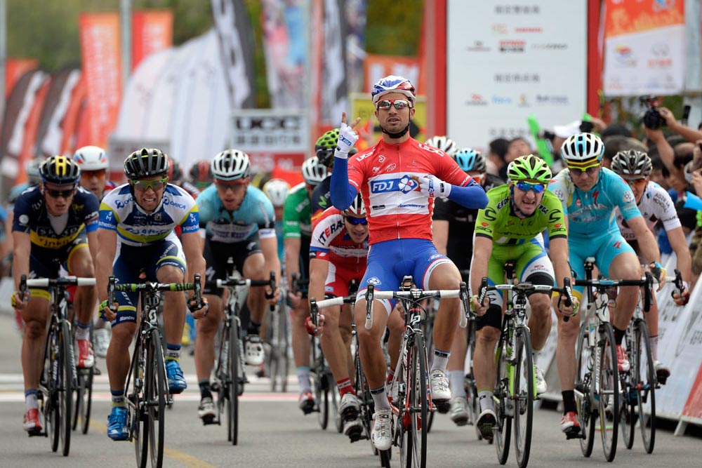 Nacr Bouhanni wins, Tour of Beijing 2013, stage three Nacr Bouhanni wins, Tour of Beijing 2013, stage three