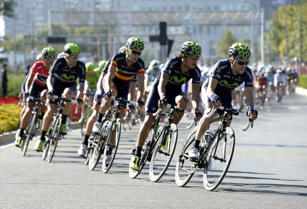 Movistar, Tour of Beijing 2013, stage five Movistar, Tour of Beijing 2013, stage five