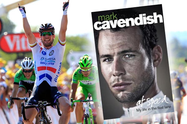 Photo: Mark Cavendish's new book, At Speed, hits the shops. 