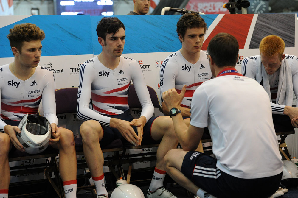 GB team pursuiters, Track World Cup 2013-14, Manchester GB team pursuiters, Track World Cup 2013-14, Manchester