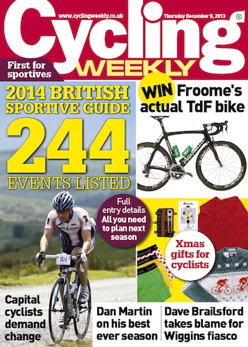 Cycling Weekly December 5 2013 issue Cycling Weekly December 5 2013 issue